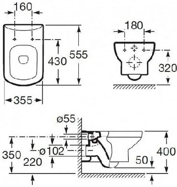 Унитаз с инсталляцией Roca Dama Senso 893104680 фото 5
