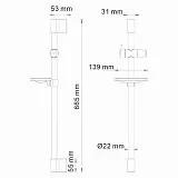 Душевая штанга WasserKRAFT A063 фото 3