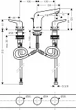 Смеситель Hansgrohe Novus 71140000 для раковины с донным клапаном фото 4