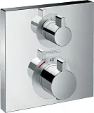 Термостат Hansgrohe Ecostat Square 15712000 для душа с внутренней частью фото 1