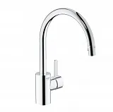 Смеситель Grohe Eurosmart Cosmopolitan 31481000 для кухонной мойки с выдвижным изливом фото 1