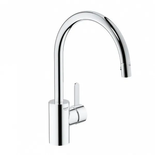 Смеситель Grohe Eurosmart Cosmopolitan 31481000 для кухонной мойки с выдвижным изливом фото 1