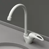 Смеситель Dorff Comfort D8000000WH для кухонной мойки фото 2