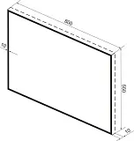 Зеркало Wellsee 7 Rays' Spectrum 80x55 см 172200610 фото 10