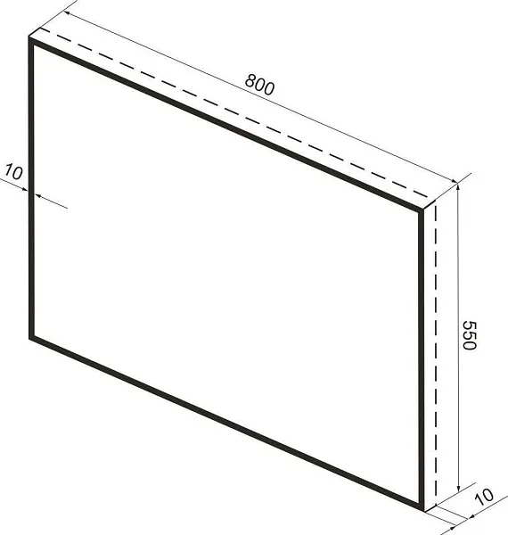 Зеркало Wellsee 7 Rays' Spectrum 80x55 см 172200610 фото 10