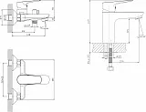 Комплект смесителей Orange Pro M44-311cr 3 в 1 фото 6