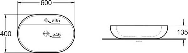 Мебельная раковина Vincea Vbs 60 VBS-122 фото 3