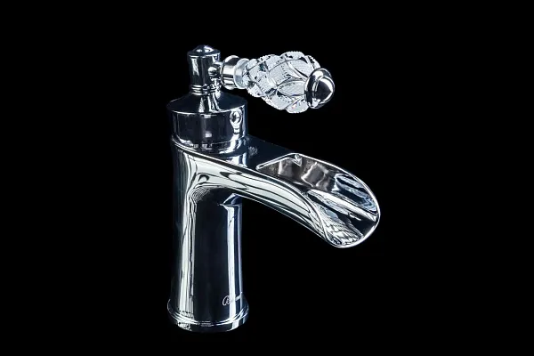 Смеситель Boheme Vogue Crystal 221-CRST для раковины фото 2
