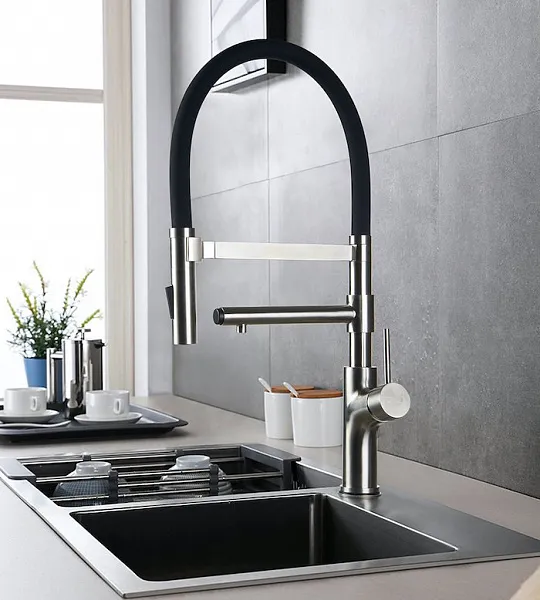 Смеситель ZorG Inox SZR-1010 для кухонной мойки фото 2