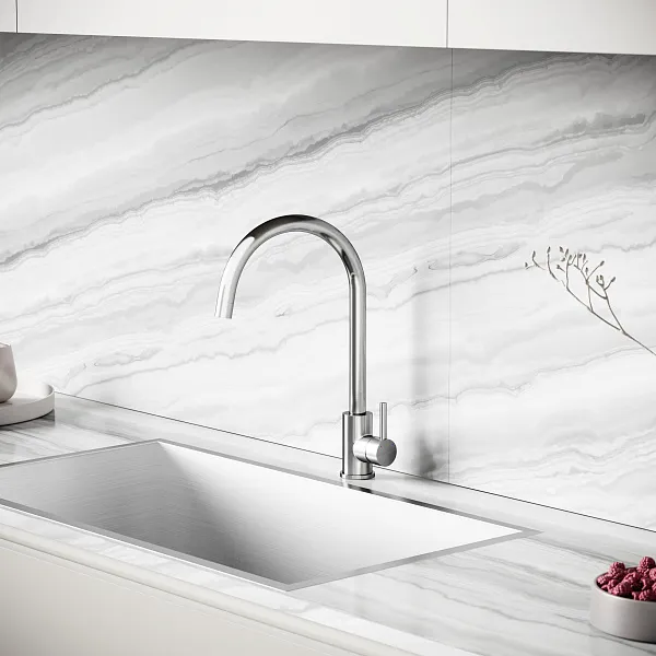 Смеситель для кухонной мойки Sancos Stainless SC12001SS фото 4