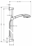 Душевой гарнитур Hansgrohe Raindance Classic 27841000 фото 3