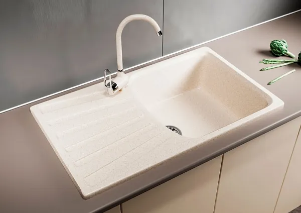 Кухонная мойка Mixline ML-GM20-328 Бежевая 525163 фото 4