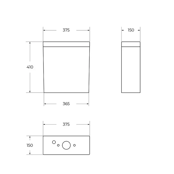 Бачок BelBagno Marino BB105T фото 3