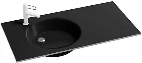 Раковина-столешница Jacob Delafon Odeon rive gauche 101 см EB2564-DE2 левая фото 1