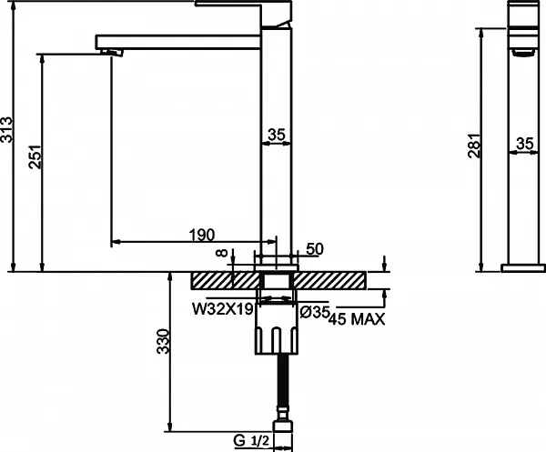 Смеситель Cezares Molveno MOLVENO-LLPM-01-Cr для кухонной мойки фото 2