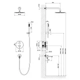Душевой комплект TIMO Saona SX-2379/00SM фото 2