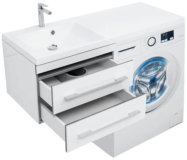 Тумба с раковиной Aquanet Верона 120 239789 подвесная фото 7