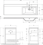 Мебель для ванной BelBagno Kraft-LVD 120 напольная правая rovere nebrasca nature фото 15