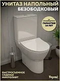 Унитаз-компакт Teymi Belinda W00136 напольный безободковый с микролифтом фото 1