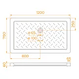 Душевой поддон RGW CER 19170372-01 фото 2