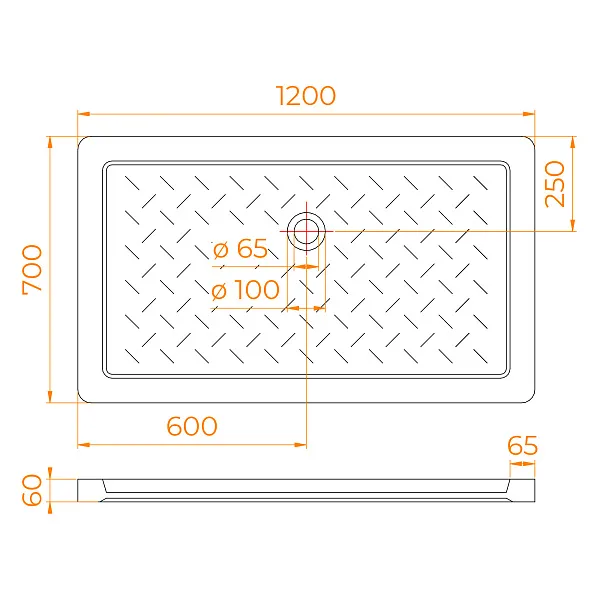 Душевой поддон RGW CER 19170372-01 фото 2