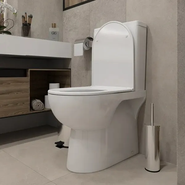 Унитаз-компакт Teymi Alina W00091 напольный безободковый с микролифтом фото 6