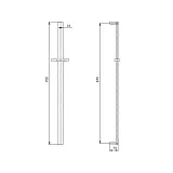 Душевая штанга PAINI Ravenna 124P40 фото 3