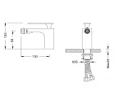 Смеситель для биде TIMO Torne 4362/00-16F фото 2