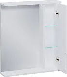 Зеркало Volna Lake 60x70 zsLAKE60.R-01 правое с полочкой и подсветкой фото 2