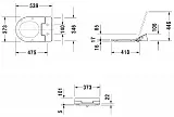 Крышка-сиденье Duravit ME by Starck 611000002000300 с функцией биде с микролифтом фото 2