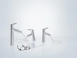 Смеситель Hansgrohe Talis S 72010000 для раковины с донным клапаном фото 3