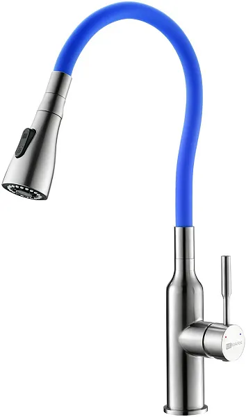Смеситель Lemark Expert LM5082S-Blue для кухонной мойки фото 1