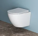 Унитаз BelBagno Uno BB3105CHR/SC подвесной безободковый быстросъемное с микролифтом фото 2