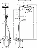 Душевая стойка Hansgrohe Croma Select S 27269000 фото 2