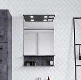 Зеркало Бриклаер Чили 55x90 4627125415159 с полочкой и подсветкой фото 1