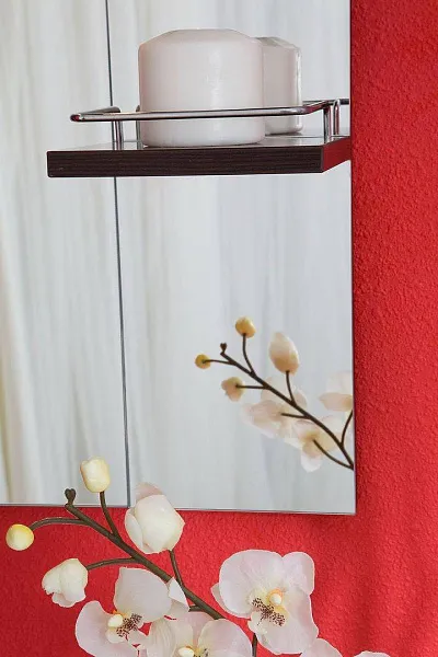 Зеркало Бриклаер Бали 90x102 4627125411854 с полочкой и подсветкой фото 5