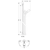 Душевая штанга Hansgrohe PuraVida 27844000 фото 2