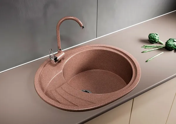 Кухонная мойка Mixline ML-GM17-307 Терракот 525121 фото 4