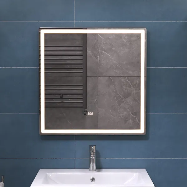 Зеркало Vigo Geometry Luxe 70x70 4630297361766 с подсветкой фото 5