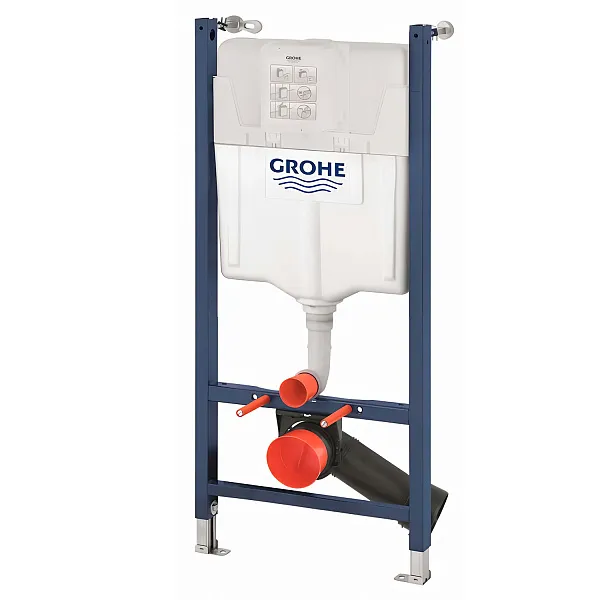 Система инсталляции Grohe 38971000 + 38965000 с кнопкой хром глянцевый фото 2