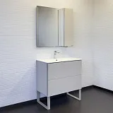 Зеркало Comforty Бильбао 80x80 00-00014154CF правая с подсветкой фото 3