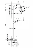 Душевая стойка Hansgrohe Croma 100  27154000 фото 4