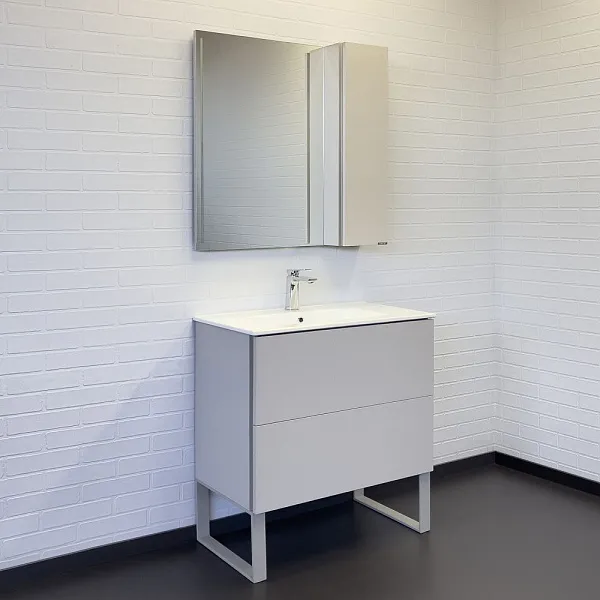 Зеркало Comforty Бильбао 80x80 00-00014154CF правая с подсветкой фото 3