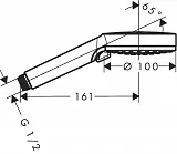 Душевая лейка Hansgrohe Crometta 26336400 фото 2