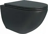 Унитаз подвесной Teymi Milana S W00080 подвесной безободковый с микролифтом фото 5