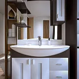 Зеркало Бриклаер Бали 90x102 4627125411861 с полочкой и подсветкой фото 7