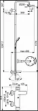 Душевая стойка Ideal Standard Idealrain Eco B1377AA фото 2