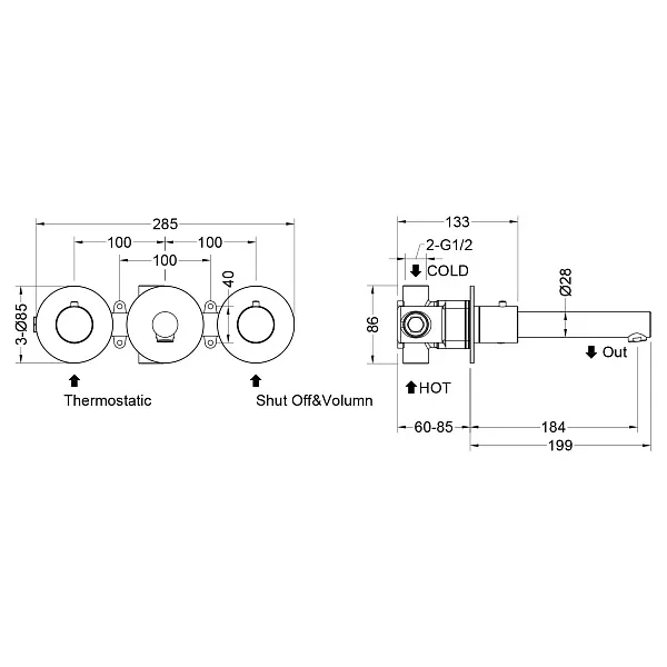 Смеситель для раковины TIMO Saona 2382/03SM фото 2