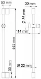 Душевая штанга WasserKRAFT A076 фото 4