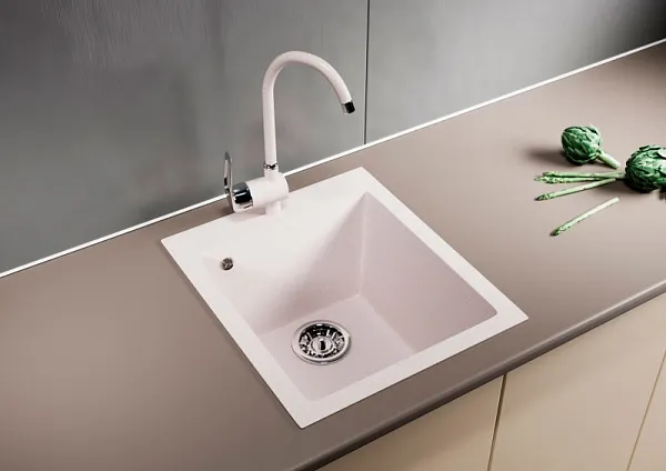 Кухонная мойка Mixline ML-GM14-311 Светло-розовая 525096 фото 4